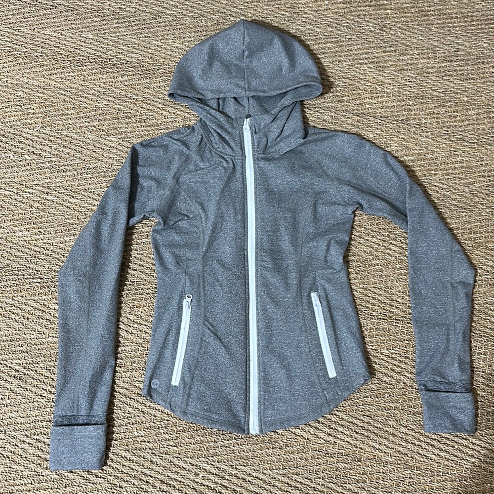 Senita Sculpt Jacket size Small in Heathered Gray